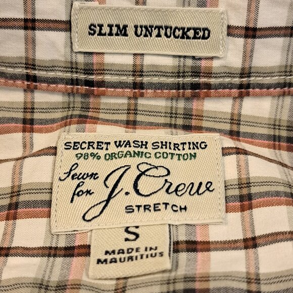 J. Crew Men's Small Slim Untucked Long Sleeve Button Down Shirt Style #AT942 - Picture 3 of 14